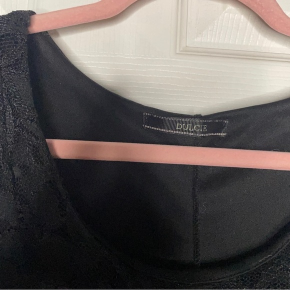 ⭐️(M/L) dulcie black lace sleeveless dress - Picture 3 of 4